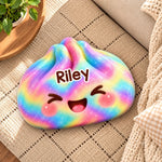 Custom Name Rainbow Kawaii Gifts for Kids - Personalized Shaped Pillow
