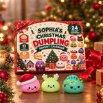 Custom Christmas Dumpling Gifts - Personalized Squishy Dumpling Advent Calendar