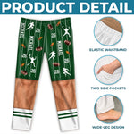 Custom Name And Number Football Gifts For Men - Personalized Pajama Pants