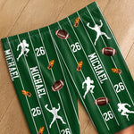 Custom Name And Number Football Gifts For Men - Personalized Pajama Pants