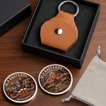 Custom Name Old Bastards Brotherhood Gifts for Brothers - Personalized Pocket Hug Token