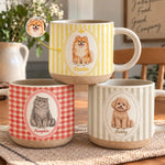 Custom Pet Photo And Name Gifts For Pet Lovers - Personalized Pottery Mug