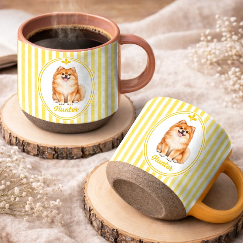 Custom Pet Photo And Name Gifts For Pet Lovers - Personalized Pottery Mug