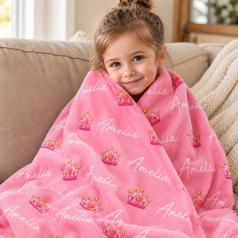 Custom Blanket - Personalized Birthday Gifts For Kids - Always Loved Always Shining Bright