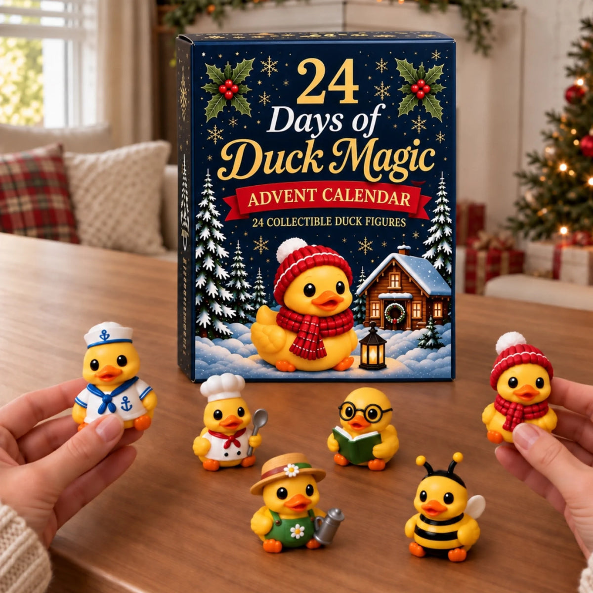 24 collectible Duck Magic figures