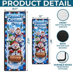 Custom Snowman Runner Rug - Personalized Christmas Birthday Gifts For Grandma, Grandpa - The Merriest Journey Of All