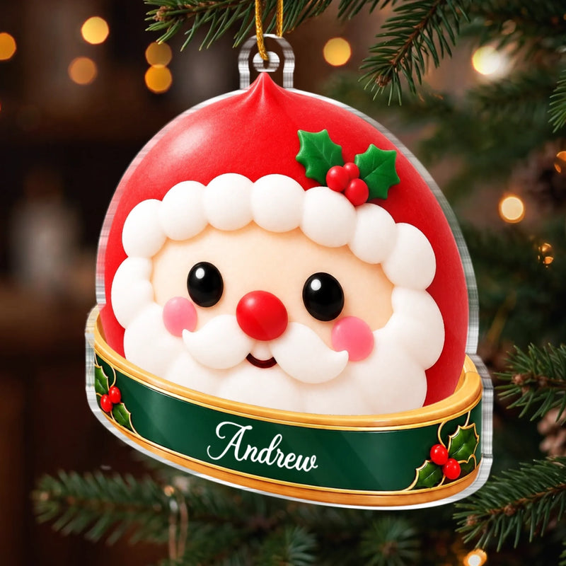 Custom Name Christmas Character Gifts - Personalized Acrylic Ornament
