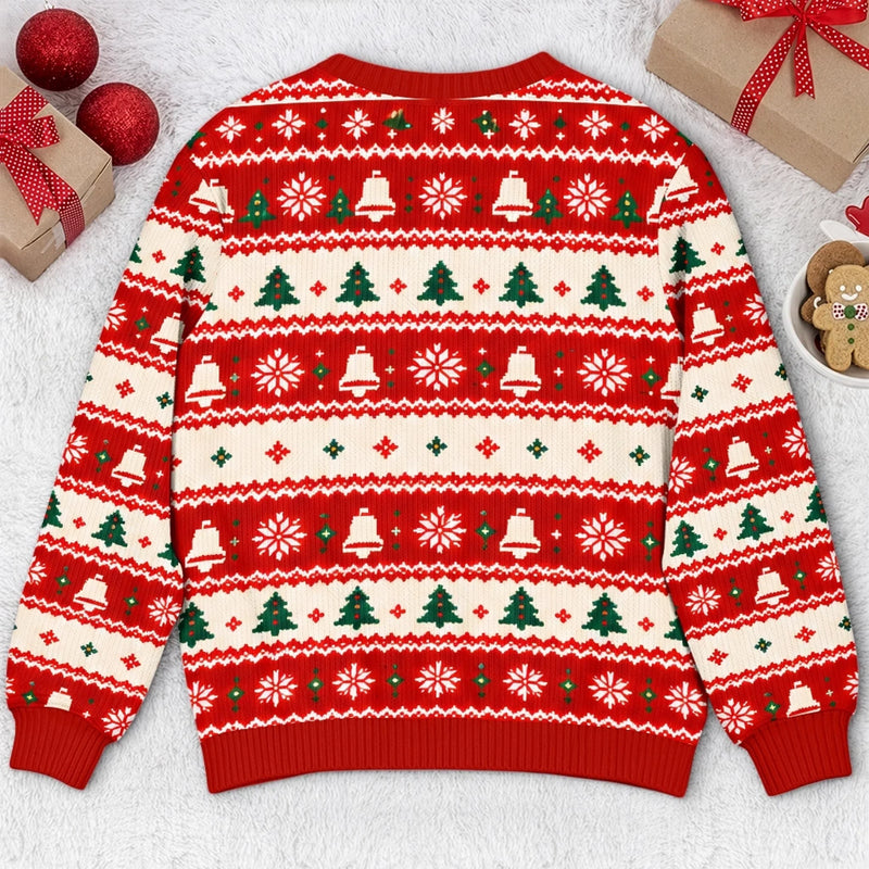 Custom Funny Naughty Jingle My Bells Christmas Gifts for Men - Personalized Ugly Sweater
