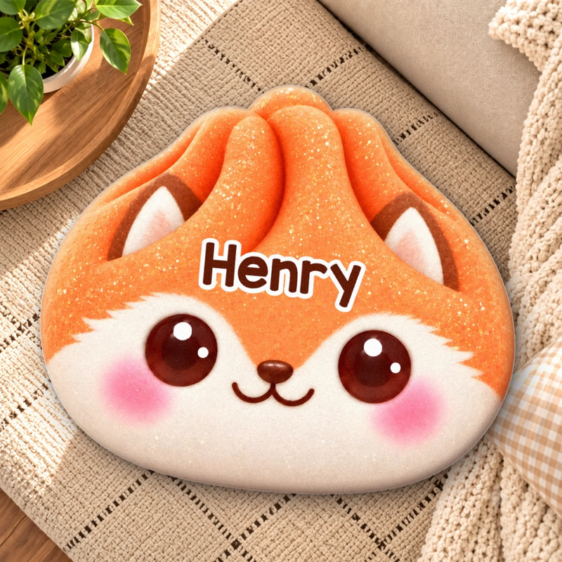 Custom Name Kawaii Animal Gifts for Kids - Personalized Shaped Pillow