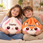 Custom Name Kawaii Animal Gifts for Kids - Personalized Shaped Pillow