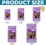 Custom Photo Concert Ticket Keepsake Gifts - Personalized Acrylic Fridge Magnet