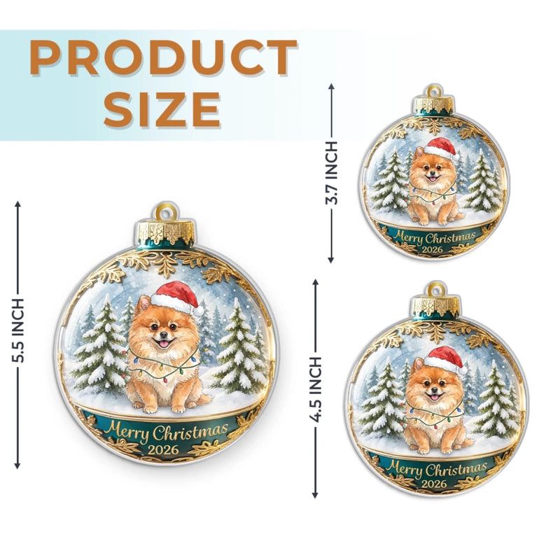 Custom Pet Photo Christmas Keepsake For Dog And Cat Lovers - Personalized Acrylic Ornament