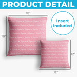 Custom Name Pattern Family Gifts - Personalized Pillow