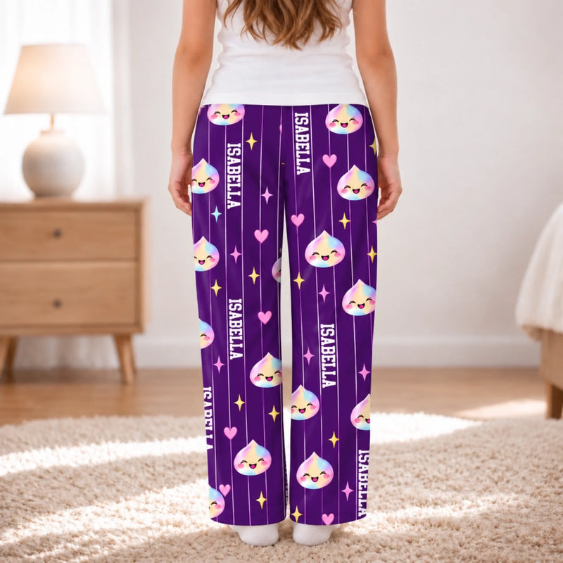Custom Name Squishy Treat Gifts for Girls - Personalized Pajama Pants