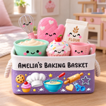 Custom Name Baking Gifts For Kids - Personalized Storage Basket