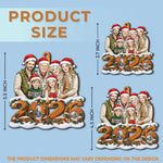 Custom Family Photo Christmas Gifts - Personalized Wooden Ornament