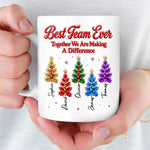 Custom 3D Inflated Effect Printed Best Team Ever Christmas Gifts For Coworkers - Personalized Mug