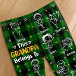 Custom Name Grandkids Gifts For Grandpa Grandma - Personalized Pajama Pants