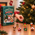Christmas Building Toy Kids Gifts - Brick Ornament Advent Calendar
