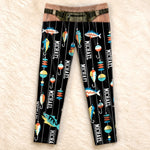 Custom Name Hook and Lure Gifts for Men - Personalized Pajama Pants