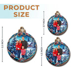 Custom Photo Together At Christmas Bestie Gifts - Personalized Ornament