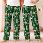 Custom Pet Photo Sports Gifts For Dog and Cat Lovers - Personalized Pajamas Pants