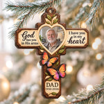 Custom Photo Memorial Loved One Tribute - Personalized Wooden Ornament