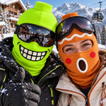 Custom Funny Skiing Face Design For Men, Women - Personalized BlockHead Ski Mask