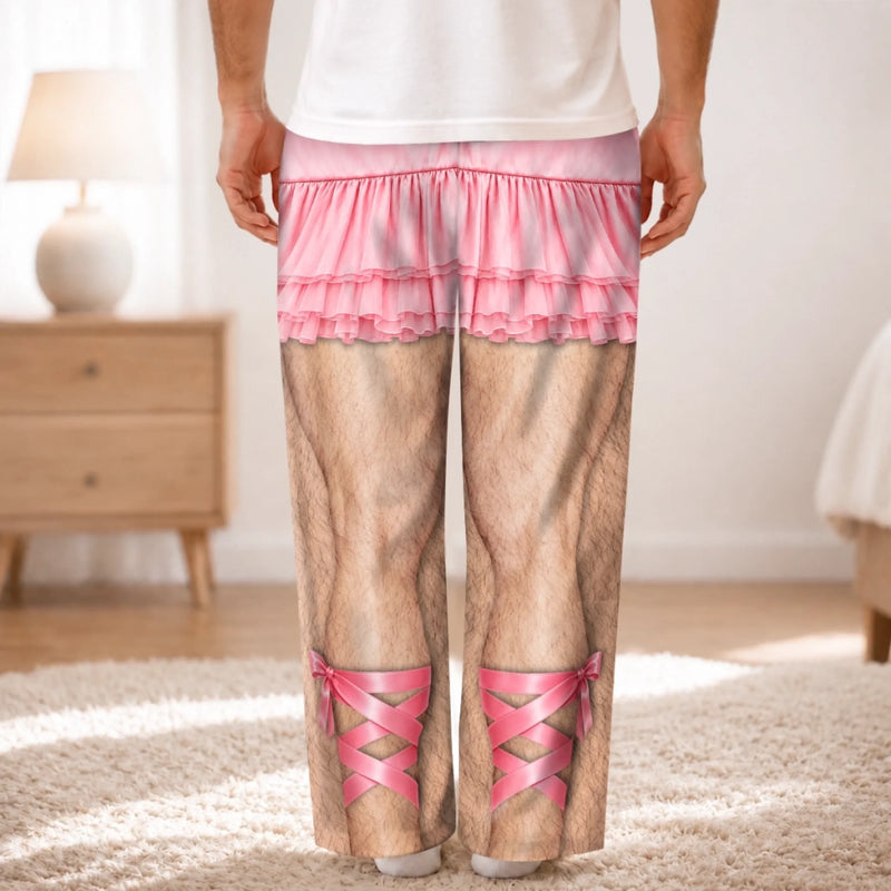 Custom Pink Tutu Ballet Dad Gifts for Dance Dads - Personalized Pajamas Pants