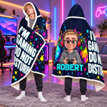 Custom Name Gaming Gifts for Gamers - Personalized Snuggle Blanket
