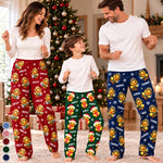 Custom Name Christmas Duck Gifts For Families - Personalized Pajamas Pants