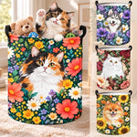 Custom Photo Cat And Dog Gifts For Pet Lovers - Personalized Laundry Basket