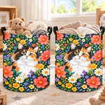 Custom Photo Cat And Dog Gifts For Pet Lovers - Personalized Laundry Basket