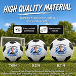 Custom Photo Soccer Player Gifts For Grandson - Personalized Soccer Ball
