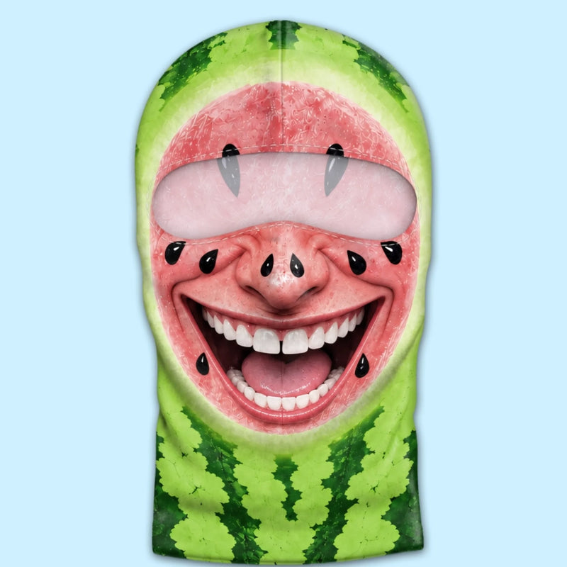 Custom Funny Watermelon Monster Ski Gifts For Men, Women - Personalized Ski Mask
