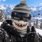 Custom Funny Shark Skiing Gifts For Men, Women - Personalized BlockHead Ski Mask