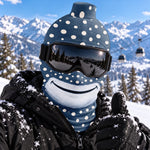 Custom Funny Shark Skiing Gifts For Men, Women - Personalized BlockHead Ski Mask