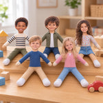 Custom Photo Kids Keepsake Gifts - Personalized Poseable Plush Doll