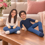 Custom Couple Photo Gifts - Personalized Poseable Plush Doll