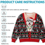 Custom Photo Ugly Sweatshirt - Personalized Christmas Birthday Gifts For Dog Cat Lovers, Dog Dad And Mom, Cat Owners - Making Christmas More Pawfect