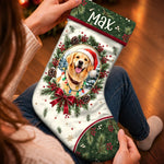 Custom Family And Pet Photo Christmas Gifts - Personalized Stocking