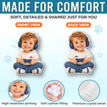 Custom Photo Gamer Gifts for Kids - Personalized Shaped Pillow