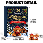 Christmas 24 Days of Highland Cow Magic - Highland Cow Advent Calendar