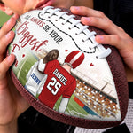 Custom Name Always Your Biggest Fan Gifts For Him - Personalized Leather Football