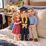Custom Photo Graduation Gifts - Personalized Shaped Pillow