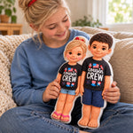 Custom Photo Character Birthday Gifts for Kids - Personalized Shaped Pillow