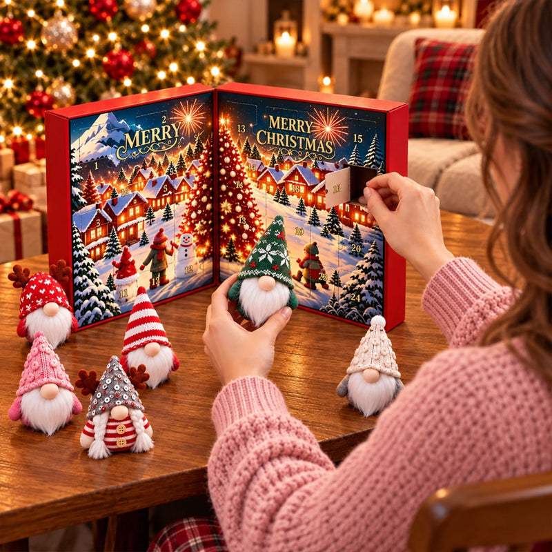 Christmas 24 Days of Gnome Surprises - Gnome Advent Calendar