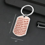 Custom Granddaughter Gifts From Grandma - Personalized Keychain