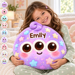 Custom Name Kawaii Monster Gifts for Kids - Personalized Shaped Pillow