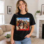 Custom Pet Photo Funny Alien Bigfoot Roller Coaster Gifts For Dog And Cat Lovers - Personalized Comfort T-Shirt